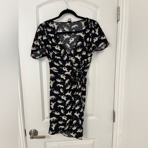 J.Crew Leopard Wrap Dress